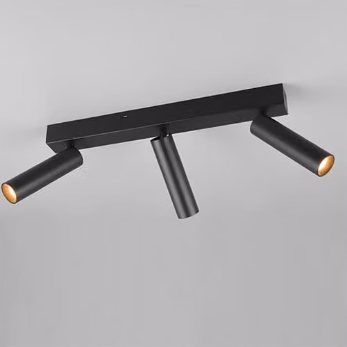 TRIO-Leuchten spot da soffitto AMBALA 3 luci WHT 44x17,50x13 cm faretto nero