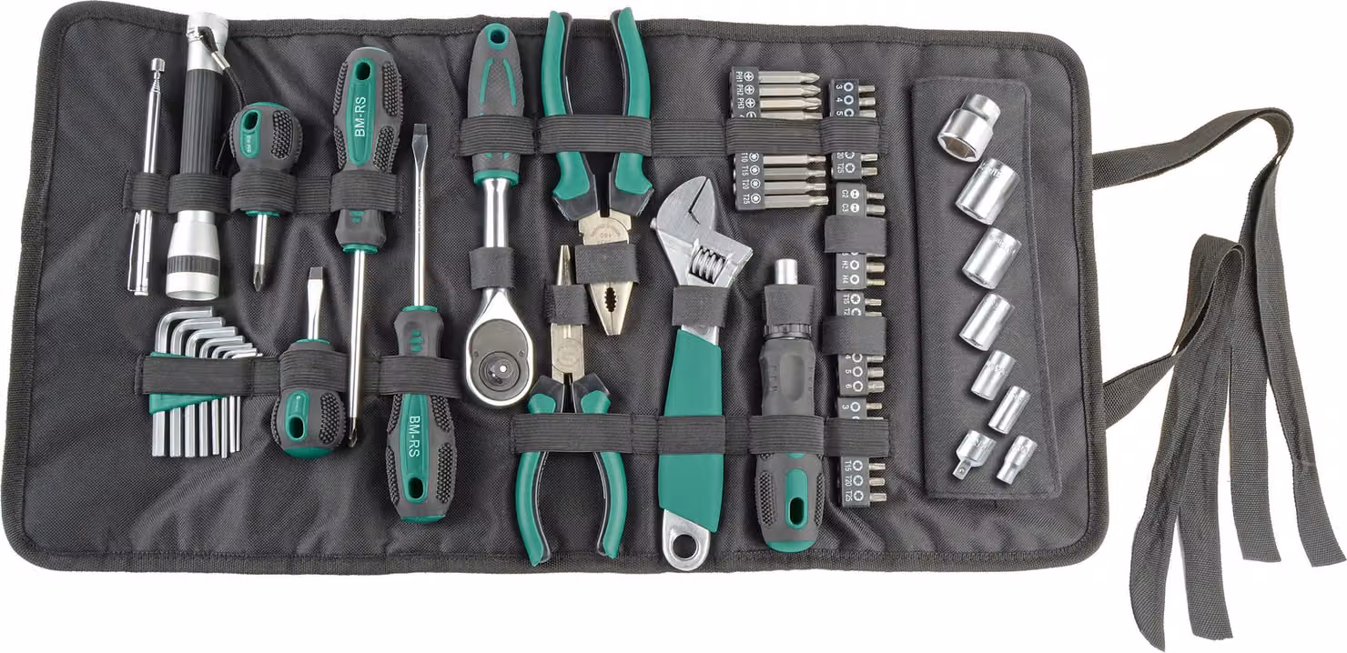 Brüder Mannesmann M21170 Werkzeugset in Tasche 65teilig (M21170)