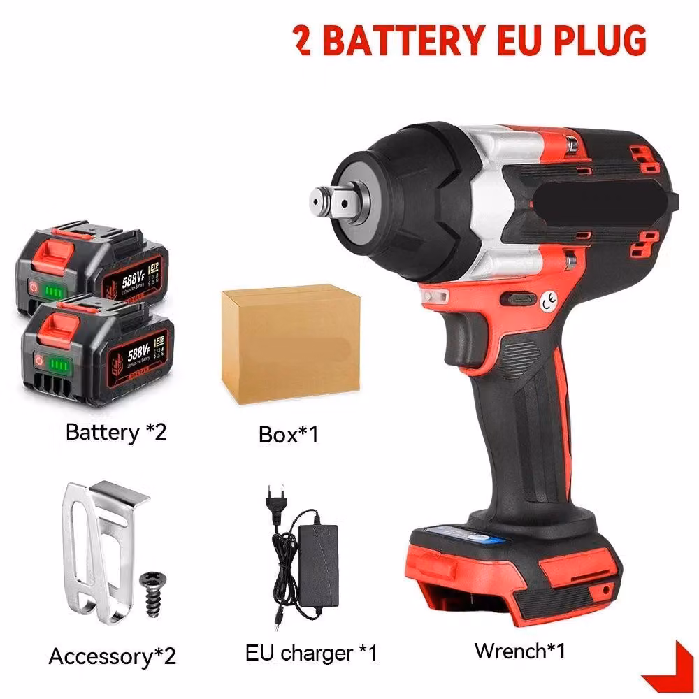 Chiave a percussione – con batteria – Avvitatore a impulsi – Brushless – Elettrico – Coppia – 1800 Nm – Senza fili