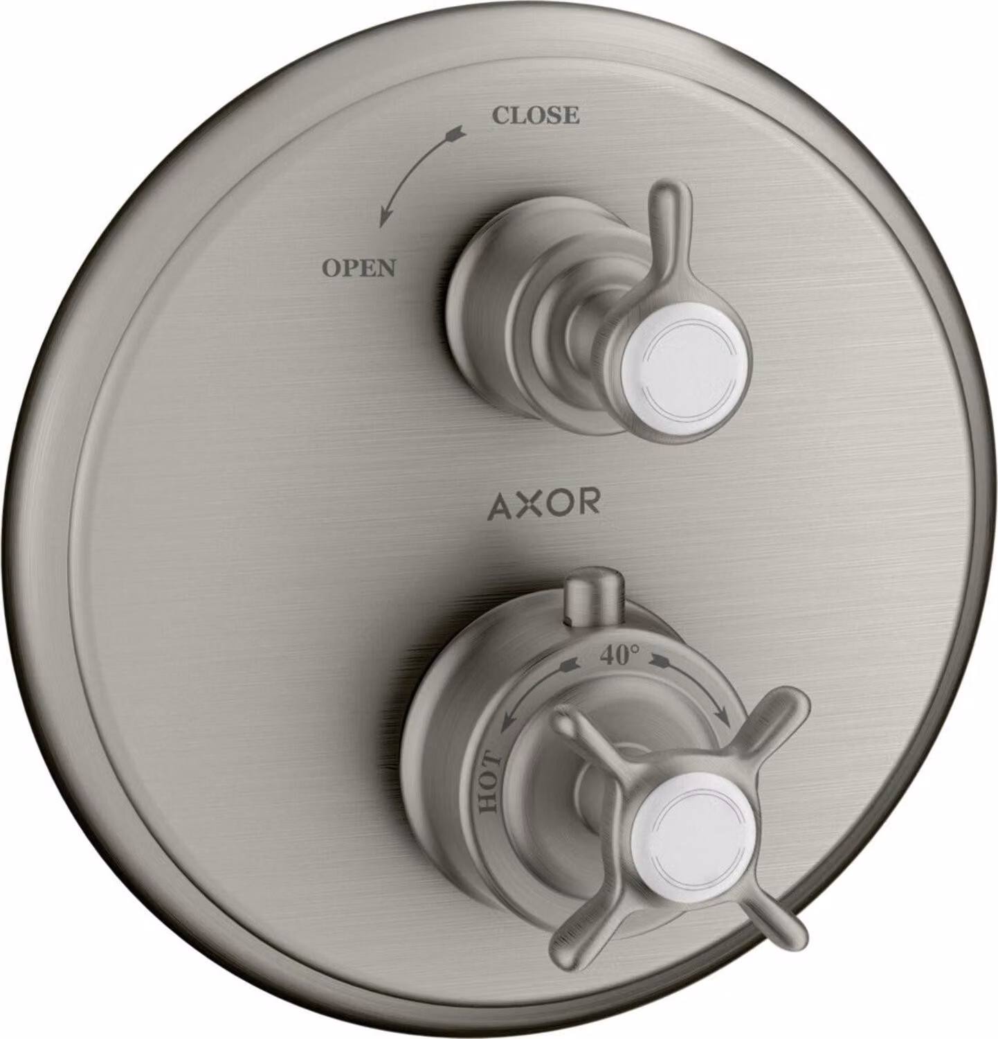hansgrohe AXOR Thermostat Montreux encastré avec robinet d'arrêt,1 consommateur, 16800800, 16800800