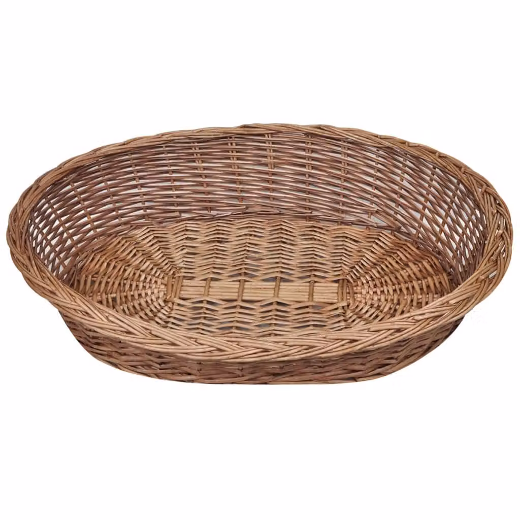 Cesto per Cani/Lettino in Vimini Naturale 90 cm
