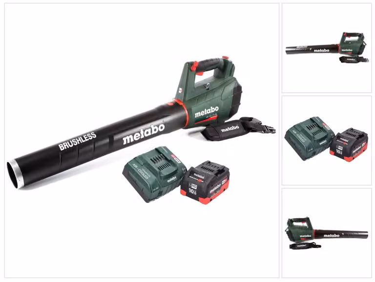 Metabo LB 18 LTX BL Soffiatore a batteria 18 V Brushless + 1x batteria 10,0 Ah + caricabatterie