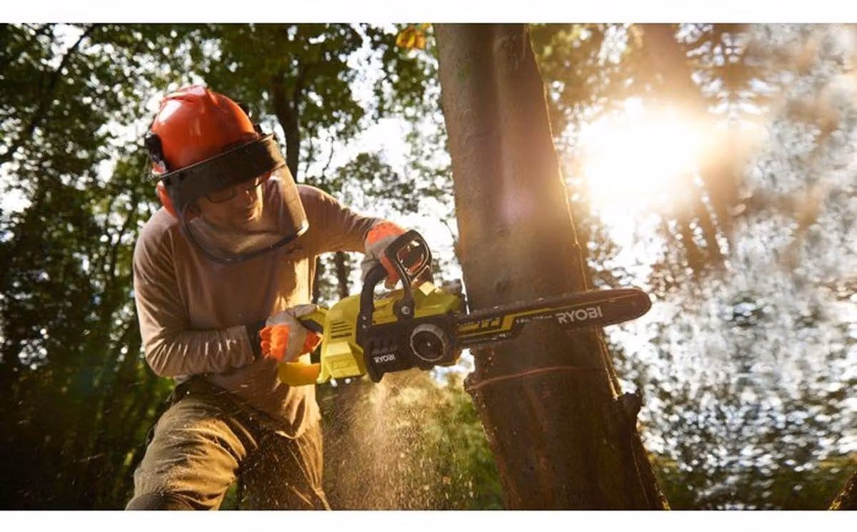 Segatrice RYOBI RY36CSX35A 36 V brushless, 35 cm, 21 m/s, 1 batteria da 4 Ah e caricabatterie da 1,7 A