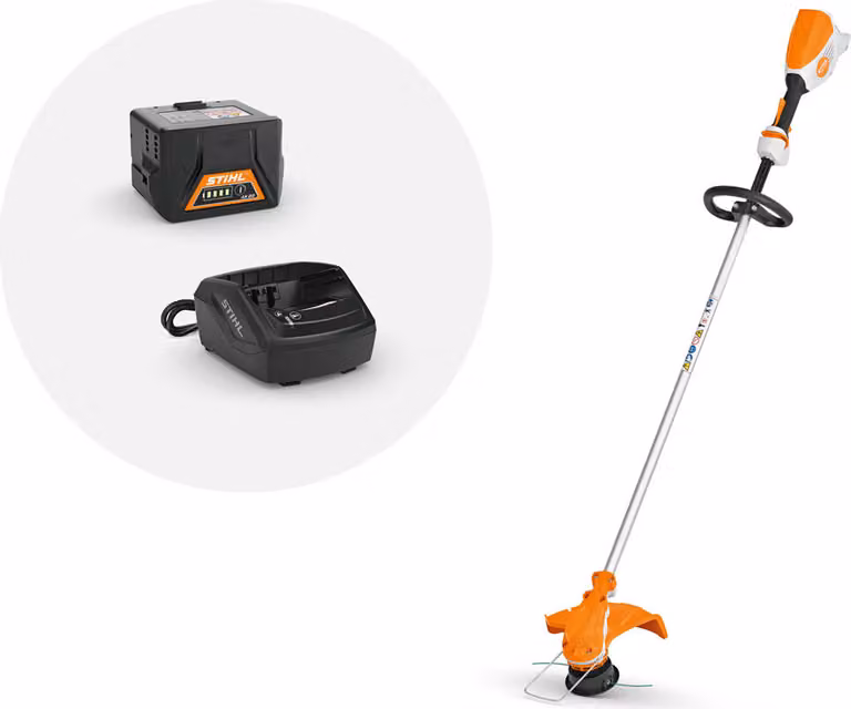 ACCU MOTORSENSE Taglierina STIHL FSA 60 R con 1x batteria AK20 e caricatore AL 101