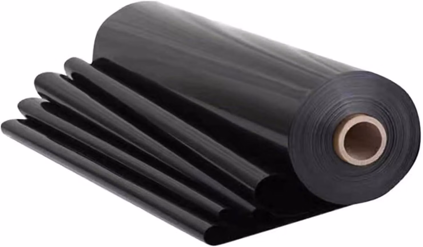 Telo per giardino, dimensioni 3 m x 4 m, colore nero, peso 1300 g, materiale: polietilene, impermeabile, resistente allo strappo, ideale per l'uso in giardino