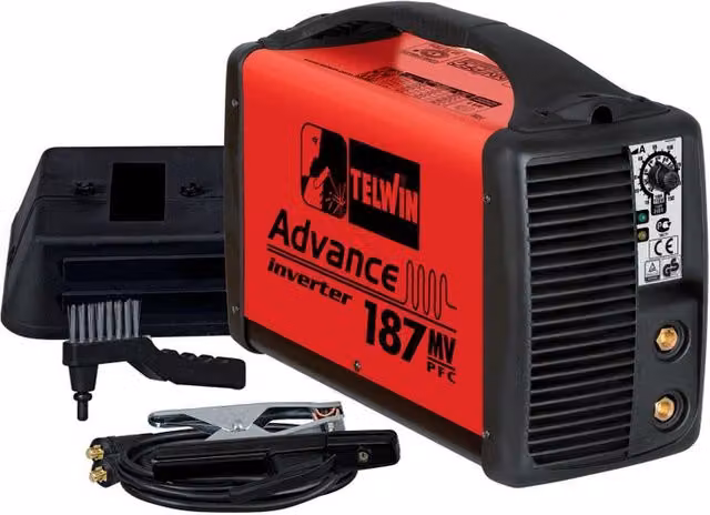Saldatrice inverter MMA Telwin rossa