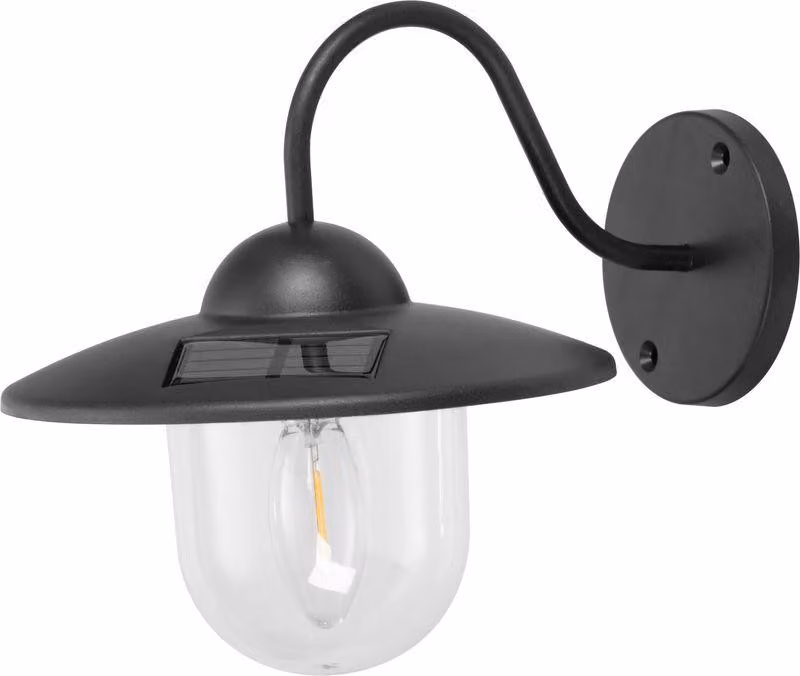 Lampada Strend Pro Garden, solare, lampada da parete/recinzione, 1x LED, 23,5x18x20 cm