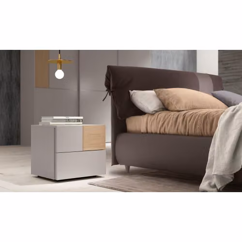 Comodino moderno con inserto Leader Golf