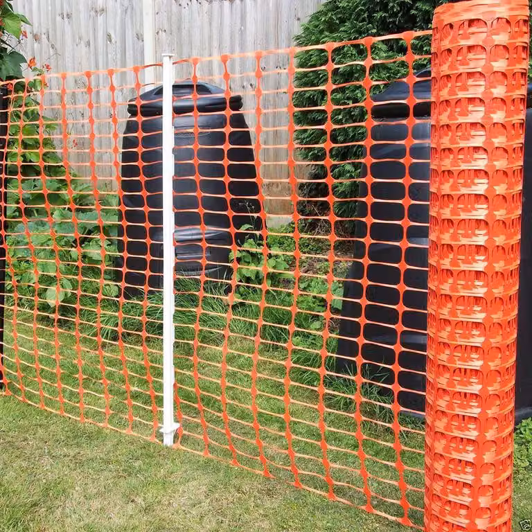 Rete BARRIER.NET, di segnalazione, arancione, plastica, 1 m, L-30 m, UV, HDPE, per delimitare cantieri e terreni