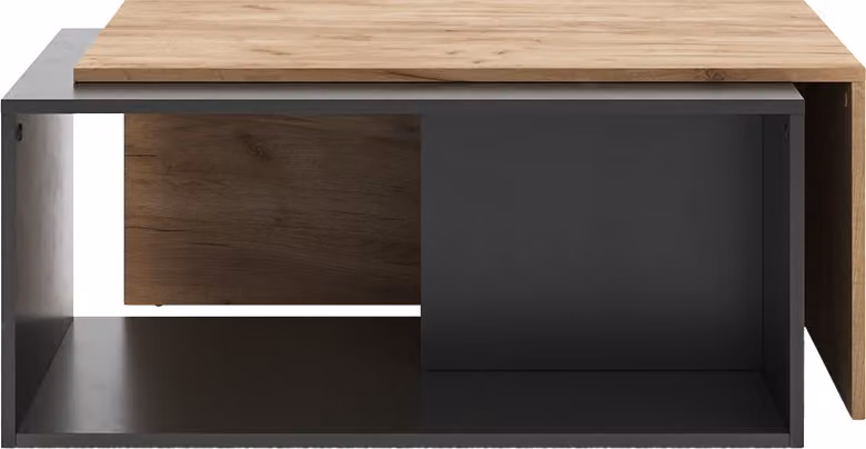 Tavolino da salotto Vicco Paul Antracite/Rovere dorato 90 x 48 cm, Model 54643