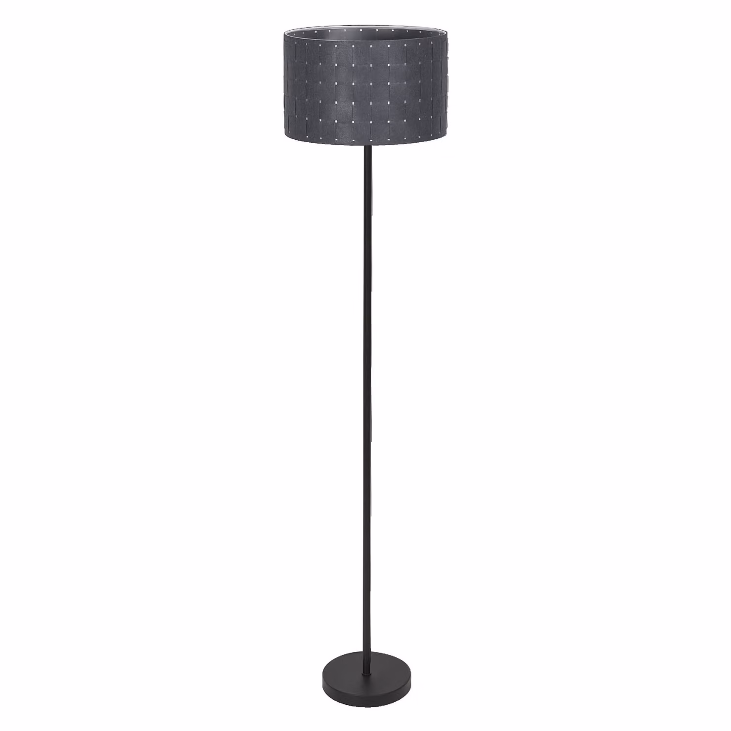 LEDVANCE lampada da terra decorativa in feltro e metallo Std Floor, E27, altezza 1560 mm, luce calda grazie al paralume intrecciato, sostenibile grazie alla sorgente luminosa sostituibile, facile installazione
