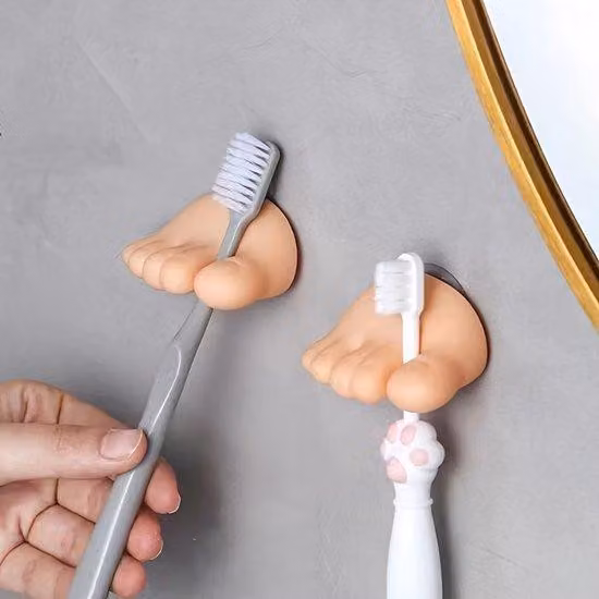 Doppio portasciugamani con valvole, pratico portaspazzolini, decorazione per la vasca da bagno, piccole mollette