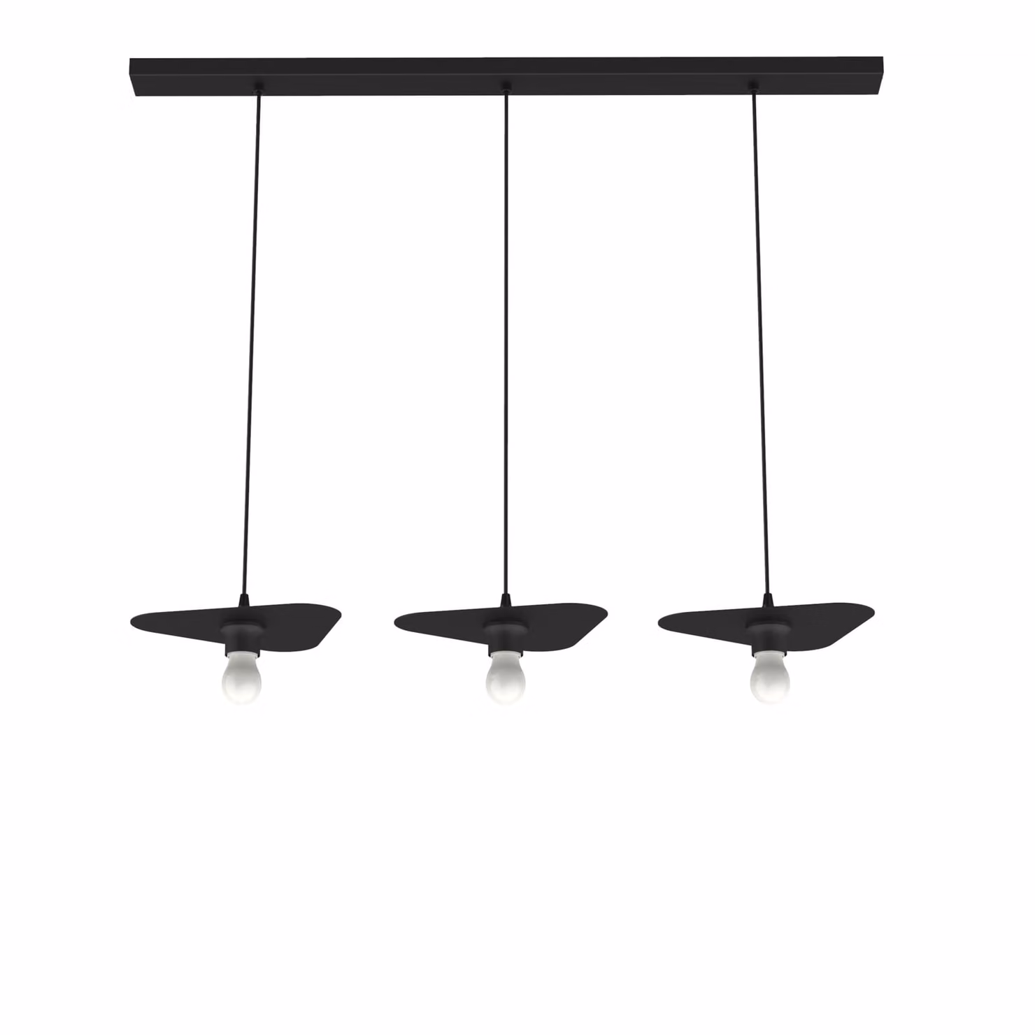 Lampada A Sospensione Cloud Lineare A 3 Luci, Monocolore Opaca