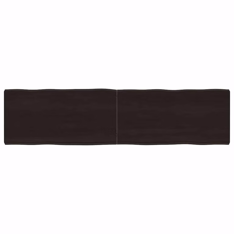 Piano Tavolo in Rovere con Bordo Naturale vidaXL, Marrone, L: 160 cm, P: 40 cm, H: 25,6 cm