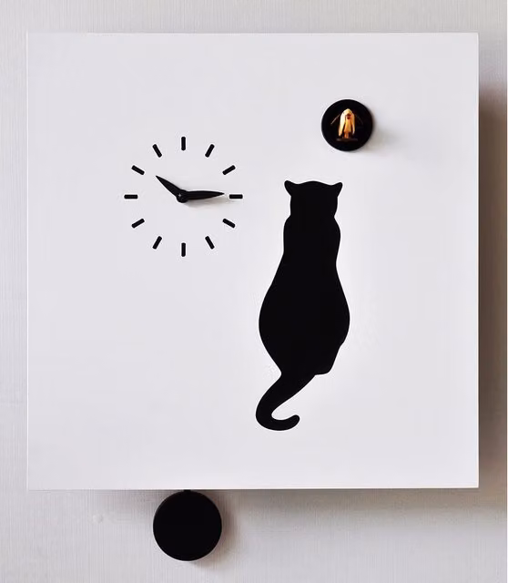 Orologio a Cucù da Parete 39X39X9Cm Pirondini Italia Cat Bianco
