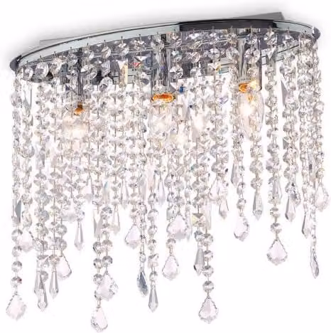Lampada Da Soffitto Rain Pl3 Ideal-Lux