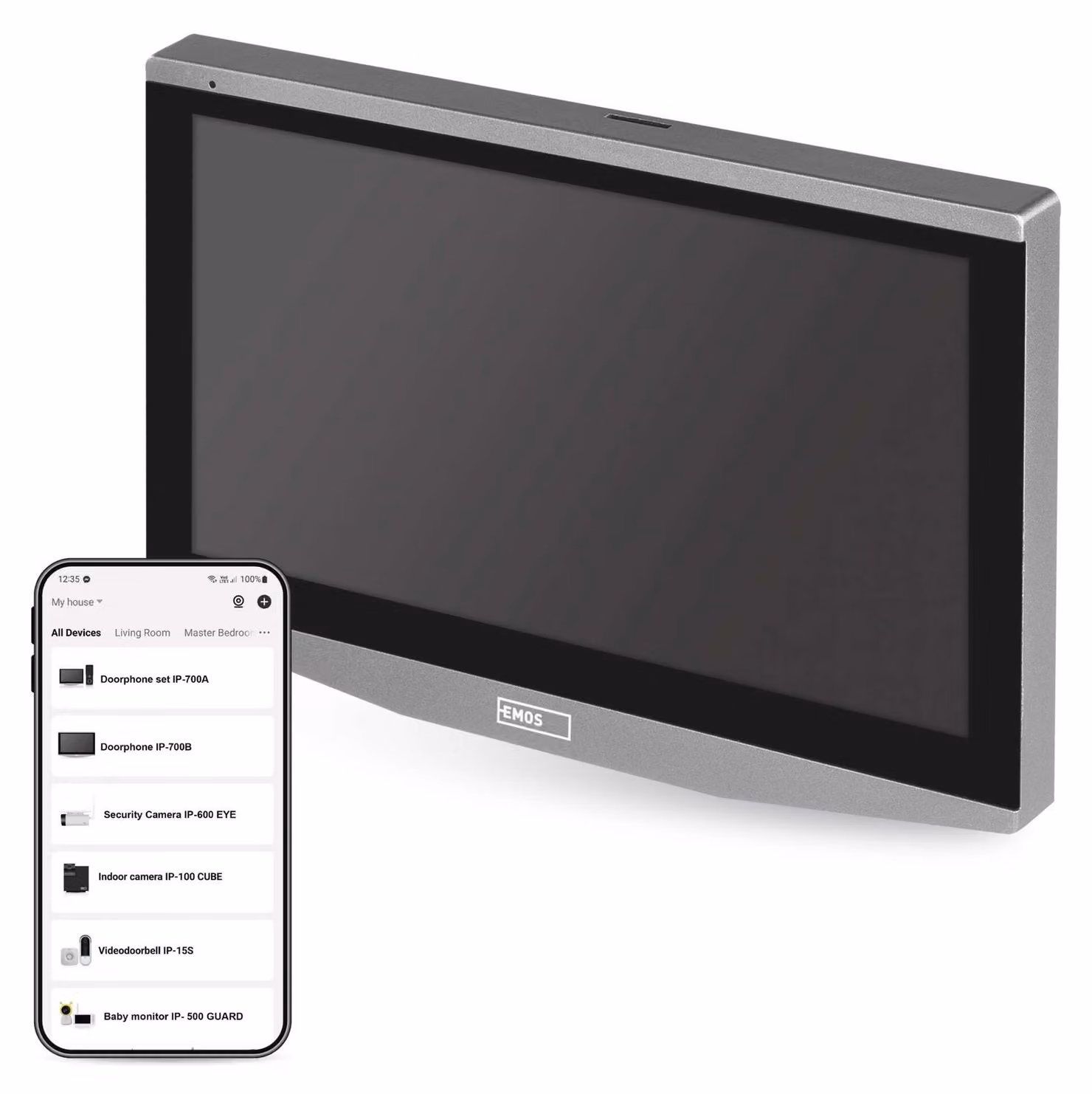 EMOS GoSmart Monitor aggiuntivo IP-700B per videotelefono domestico IP-700A, H4011