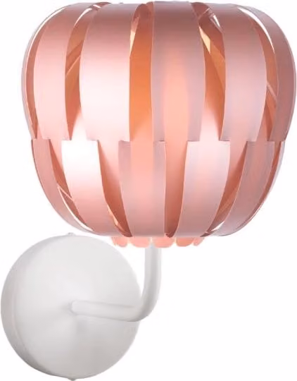 Applique Moderna Queen Polilux Linea Zero Rosa in Metallo e Plastica con 1 Luce E27 – 1