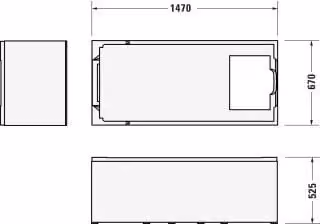 DURAVIT 792439000000000 Supporto vasca per #700487 Duravit 792439000000000 N. 1