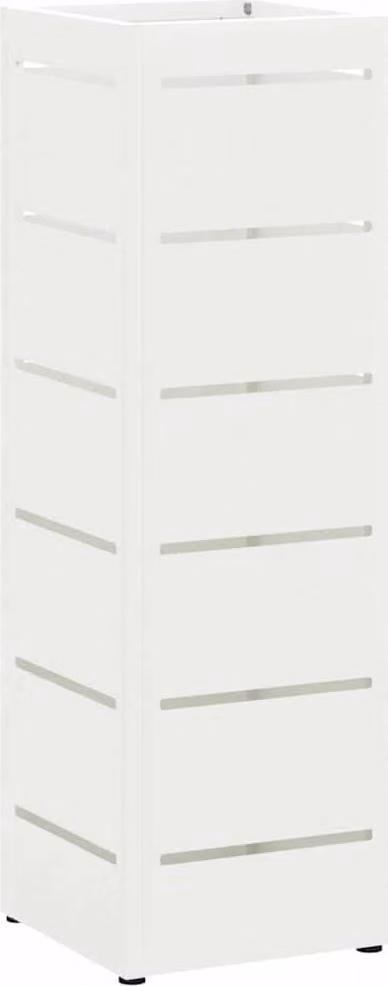 Supporto per Ombrellone Bianco 15,5 x 15,5 x 49 cm Acciaio