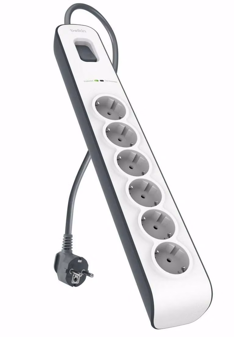Belkin BSV603vf2M Bianco 6 prese CA 2 m