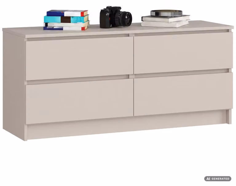 Com? K120 Cashmere 120 cm 4 cassetti 120x40x55 cm