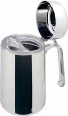 Oliera Ilsa in acciaio inox con salvagoccia, colore argento lucido, capacità 1 Lt