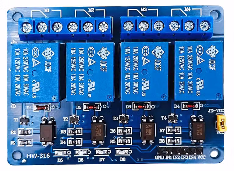 Rosfix 4-kanałowy moduł przekaźnika 12v Arduino