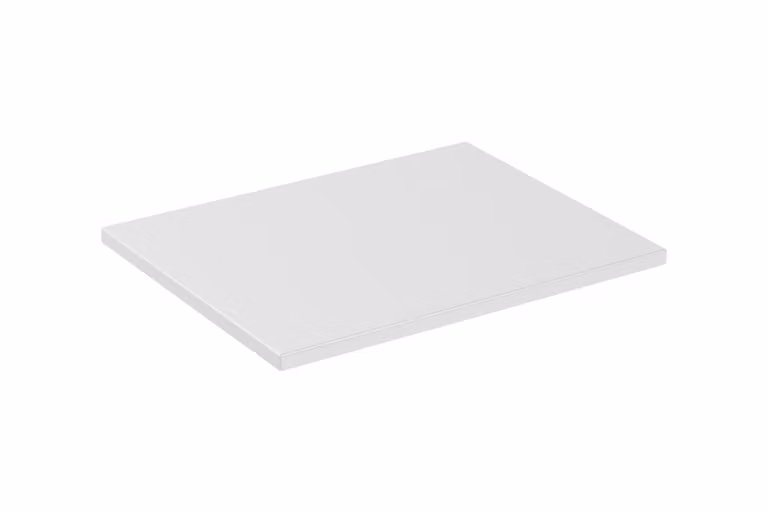 Piano Bagno Bianco Opaco 60 Cm Moderno In Mdf Per Lavabo