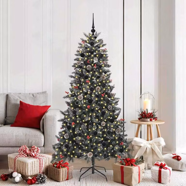 Maison Exclusive - Albero di Natale artificiale verde 180 cm PVC, plastica e acciaio
