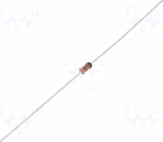 25x Diodo: Diodo a commutazione, 100V, Rolle, B, 0,2A, per montaggio su circuito stampato (THT). Ifsm: 1A, 4ns. Diodo universale 1N4148TR