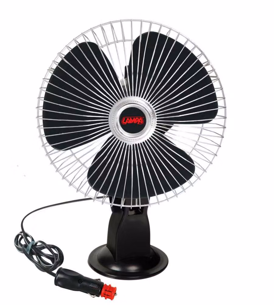 Chrome-Fan, Ventilatore Con Ventosa D.8" - 12V