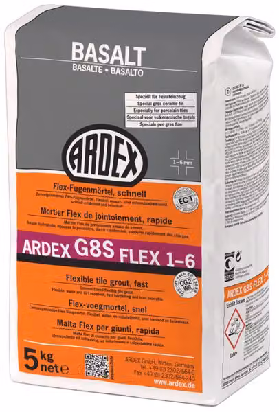 ARDEX G8S Flex-Fugenmörtel Basalt 5kg Beutel