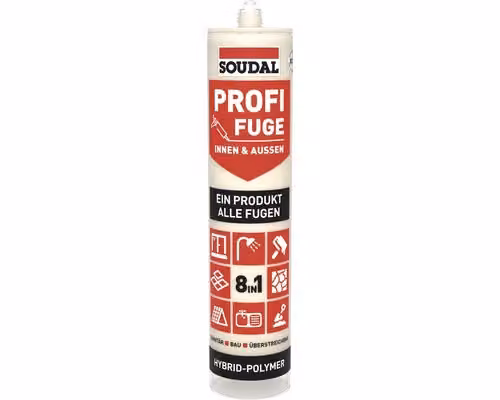 Soudal Profi Fuge 8in1 sigillante per giunti e sigillante beige 280 ml