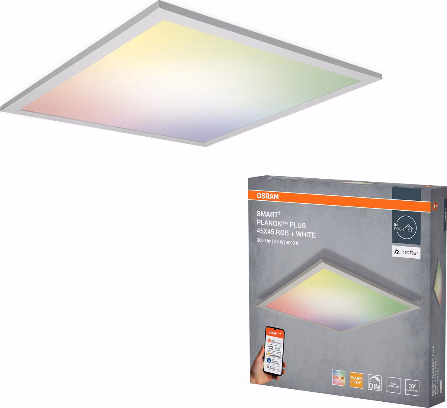 Osram SMART+ planon plus, LED, 2100 lm, IP20, bianco