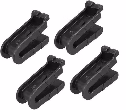 Supporto universale per adattatore, braccio tergicristallo, colore nero (confezione da 4)