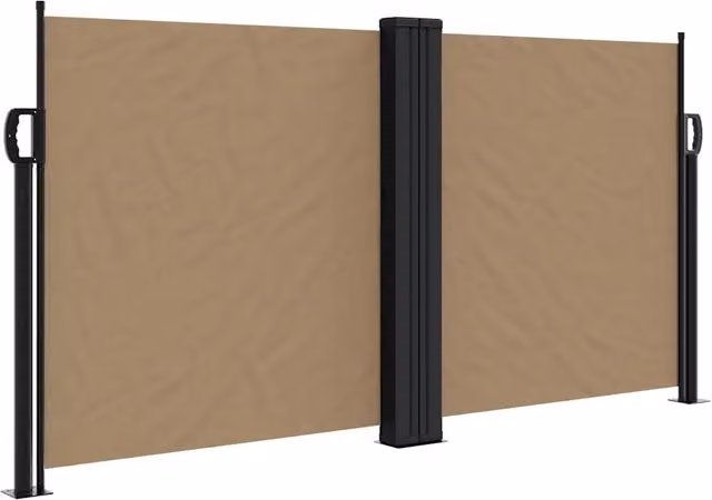 Tenda parasole laterale retrattile DESIGN IN beige in poliestere e acciaio L: 1200 cm, H: 120 cm – 1