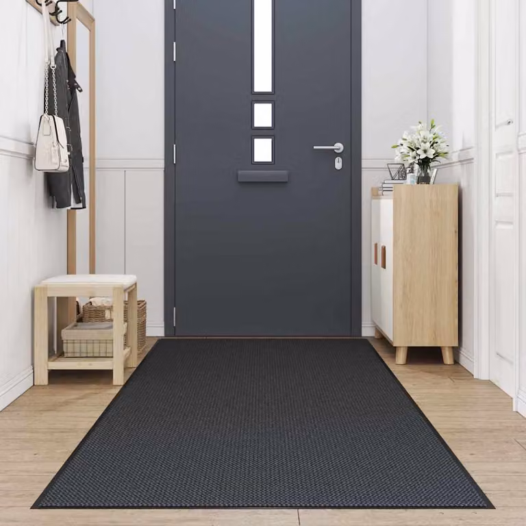 vidaXL Zerbino Nero 115x300 cm