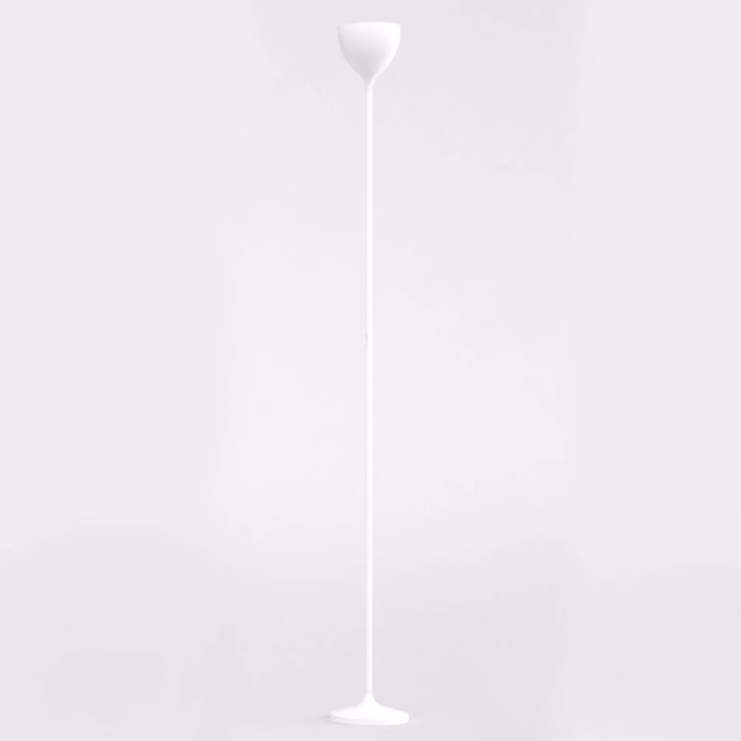 Rotaliana Lampada da terra Drink, dimmerabile, Bianco / Opale, Soggiorno / Sala da pranzo, Alluminio, Design, Lampada da terra