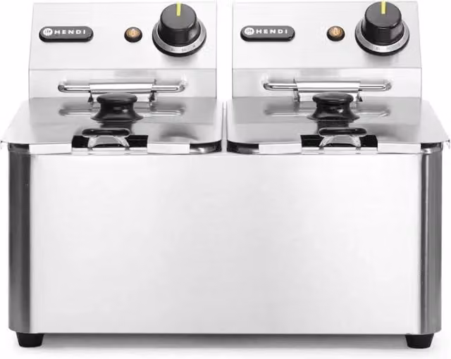 Friggitrice - 2x4L, HENDI, Linea Cucina, 8L