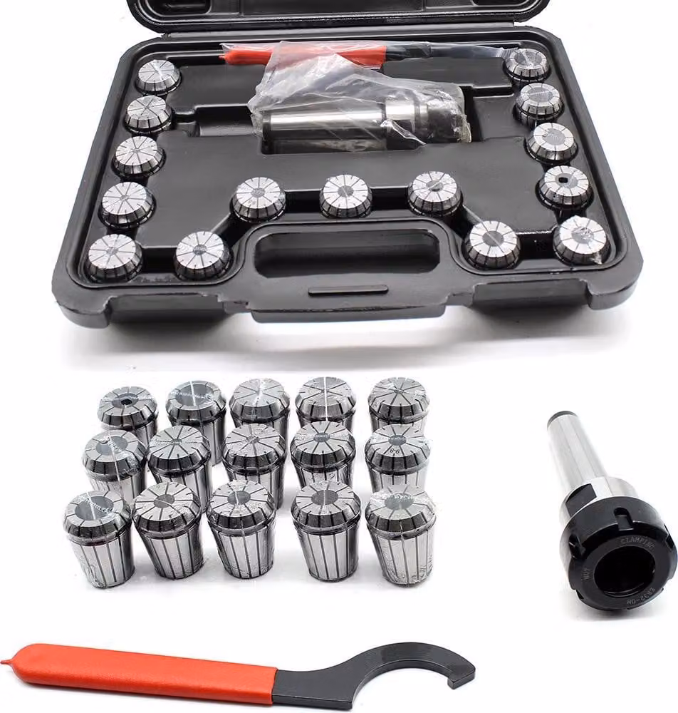 Morsetto di prolunga con mandrino MT3 e portapinza ER32, capacità da 3 a 20 mm, per metallo