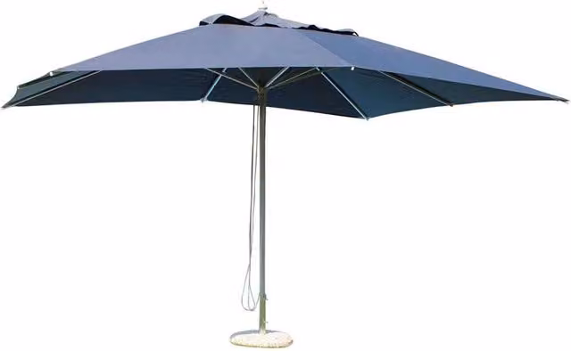 OMBRELLONE ANDROMEDA CON PALO ALLUMINIO 3 X 3 MT COLORE GRIGIO SCURO OKX