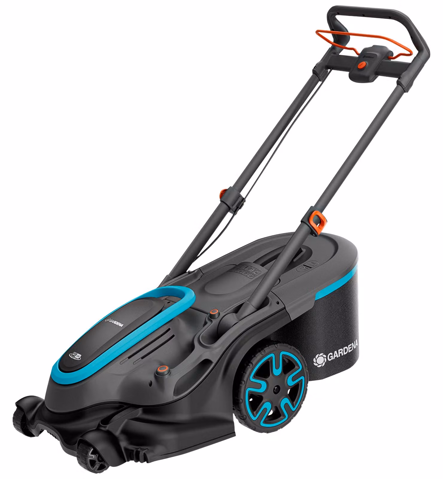 GARDENA 14646-55 GARDENA PowerMax Duo 46/36V Solo: tosaerba a batteria da 18,0 V per superfici fino a 600 m², batteria esclusa
