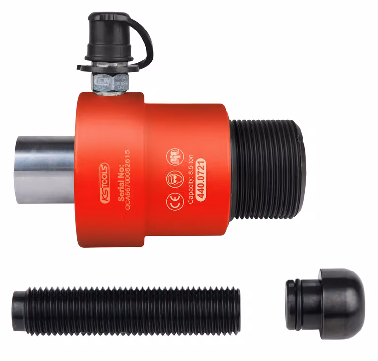 KS TOOLS Set di cilindri idraulici di spinta e trazione 8,5t 4 pezzi - 440.0730