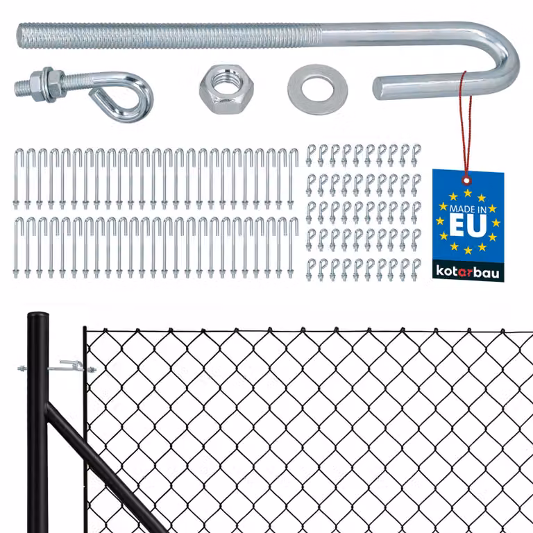 KOTARBAU® 50 PezziTiranti per Filo Acciaio M8 Tenditore Filo Tendicavo per Filo Acciaio Tendifilo Aperto con Vite di Fissaggio Chiusa