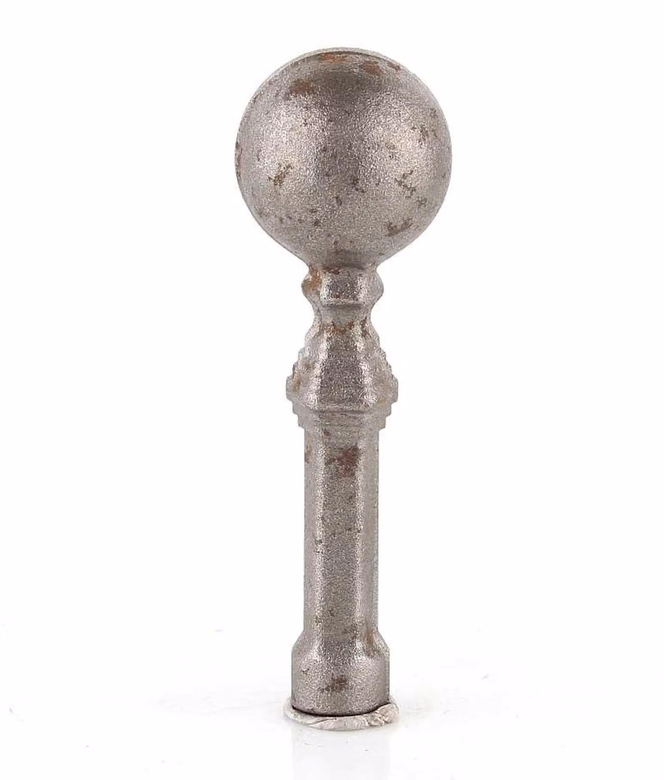 LogistSystem 1 pz. Punte decorative in metallo - 125x40 mm (AxL) / Base: ∅ 18 Decorazione per recinzione 40.096