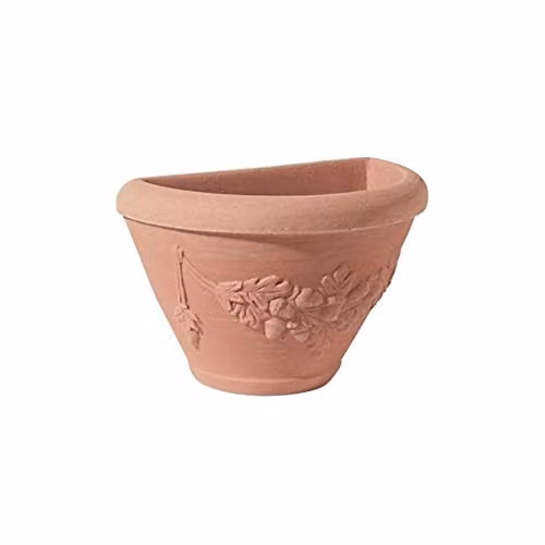 Vaso a parete con festone Salerno 31 x 18 cm