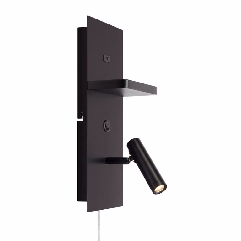 Markslöjd Applique da parete a LED Carica, Nero, Soggiorno / Sala da pranzo, Metallo, Moderno, Applique a LED