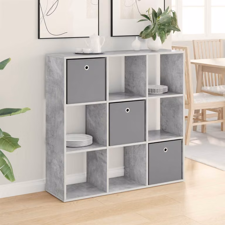 Credenza moderna vidaXL in grigio con finitura opaca L/P/H: 102 x 31 x 99,5 cm