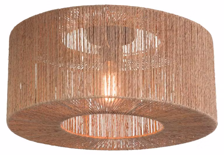 GOOD&MOJO - Lampada da soffitto Iguazu - Juta - Ø50cm